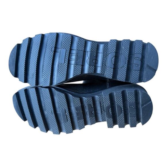 Sorel Phoenix Waterproof Black Leather Bootie Women size 8 - Picture 8 of 8